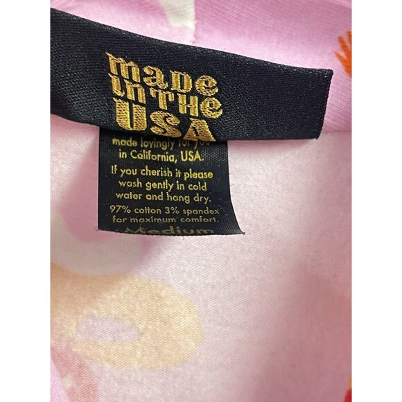 Nooworks Magic Suit Jumpsuit Stargirl Print Pink Sleeveless Sz M - Picture 6 of 7